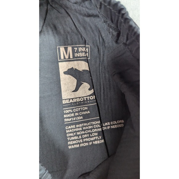 Bearbottom Men Shorts Medium NWT 7" Everyday Cotton Chino Casual Drawstring‎ 3 - Picture 11 of 16